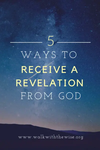 receive revelation from God