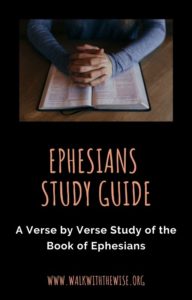 free ephesians study guide